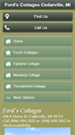 Mobile Screenshot of fordscottages.com